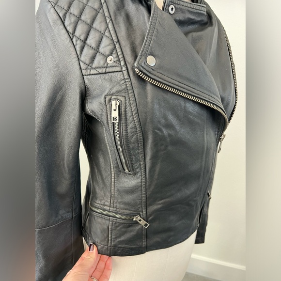 All Saints Leather Jacket - Picture 5 of 11